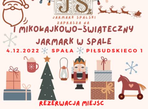 I Mikołajkowo-Świąteczny Jarmark w Spale
